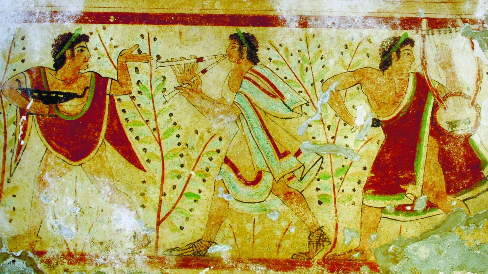 Puzzlopedia | Puzzle A wall-painting from the Etruscan Tomb of the Lionesses