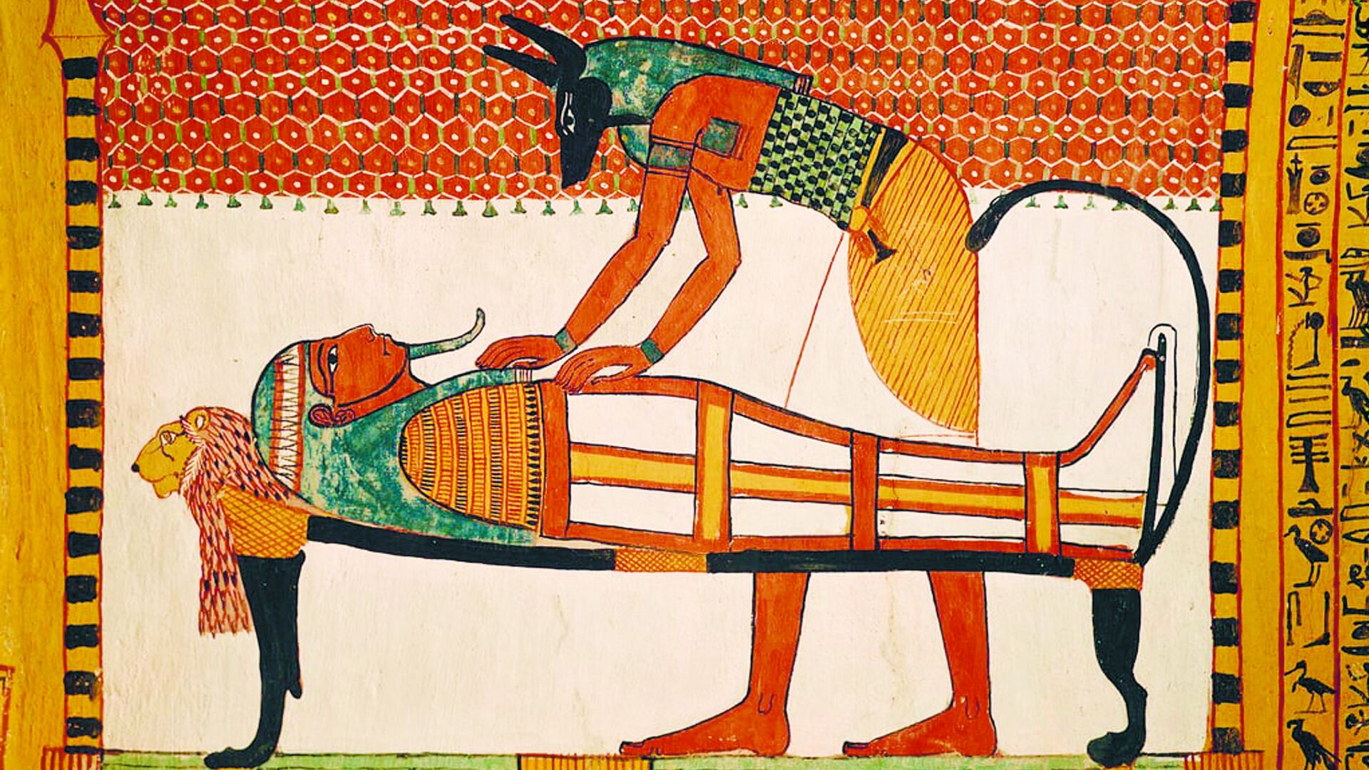 Puzzlopedia | Puzzle Anubis_attending_the_mummy_of_Sennedjem