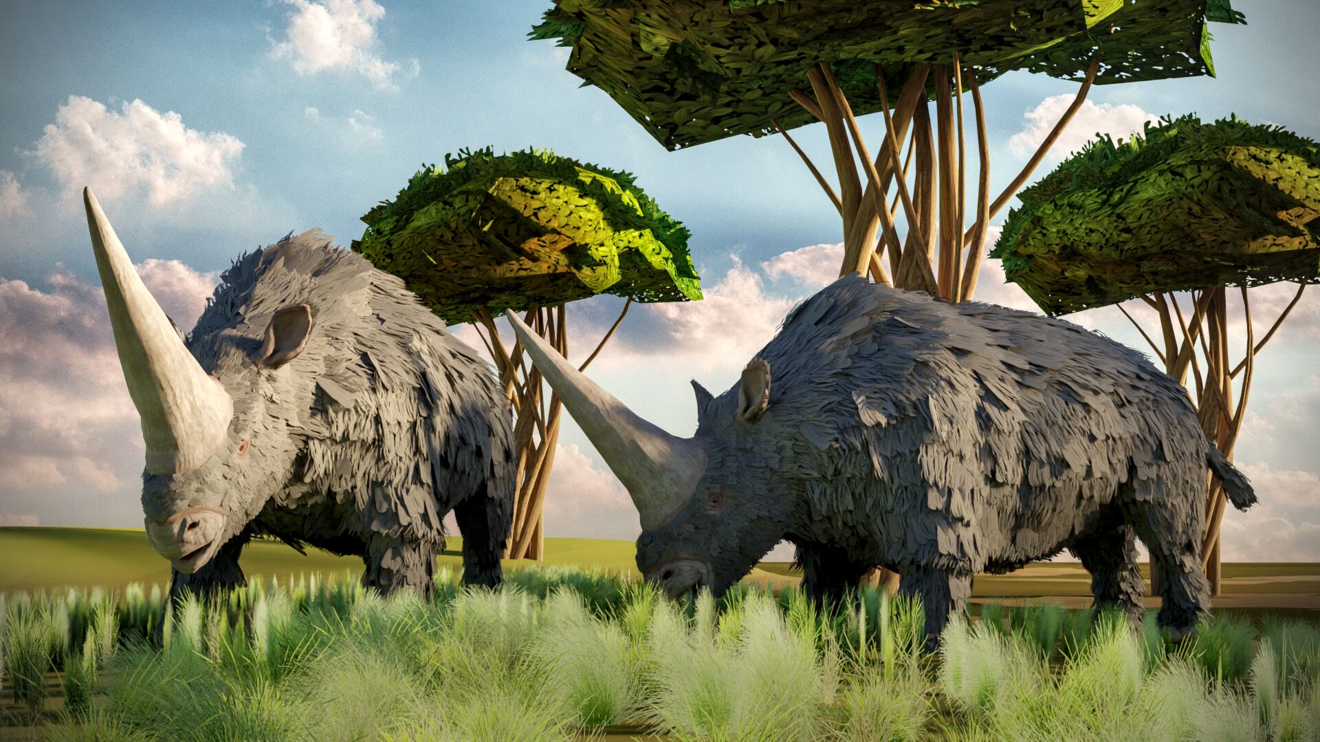 Puzzlopedia | Puzzle Elasmotherium (Cenozoic)