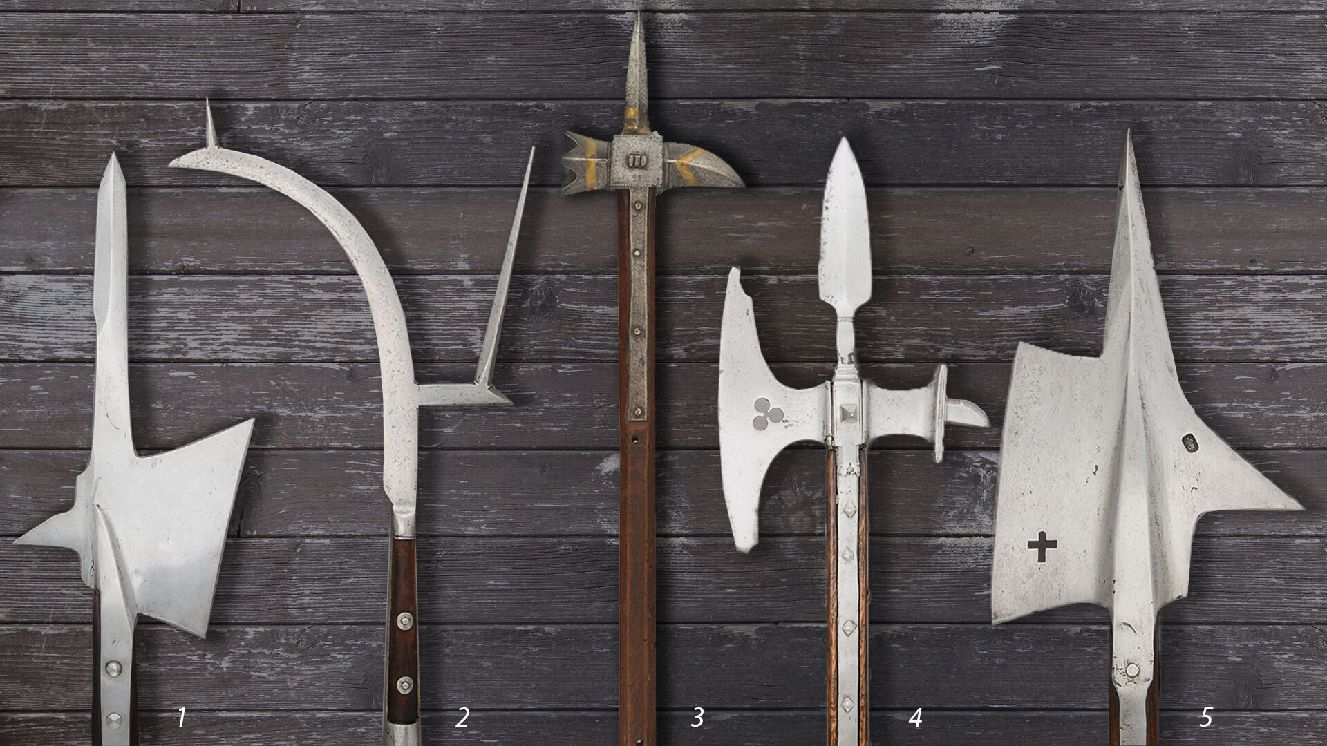 Puzzlopedia | Puzzle European staff weapons (1000-1500)