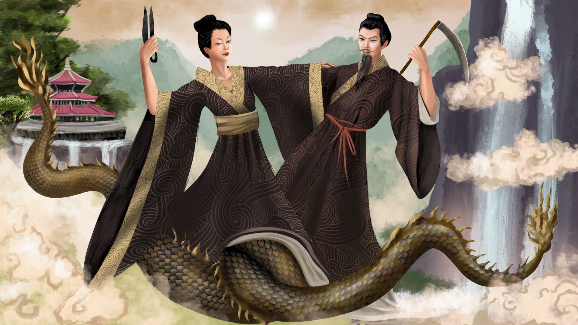 Puzzlopedia | Puzzle Fuxi and Nuwa