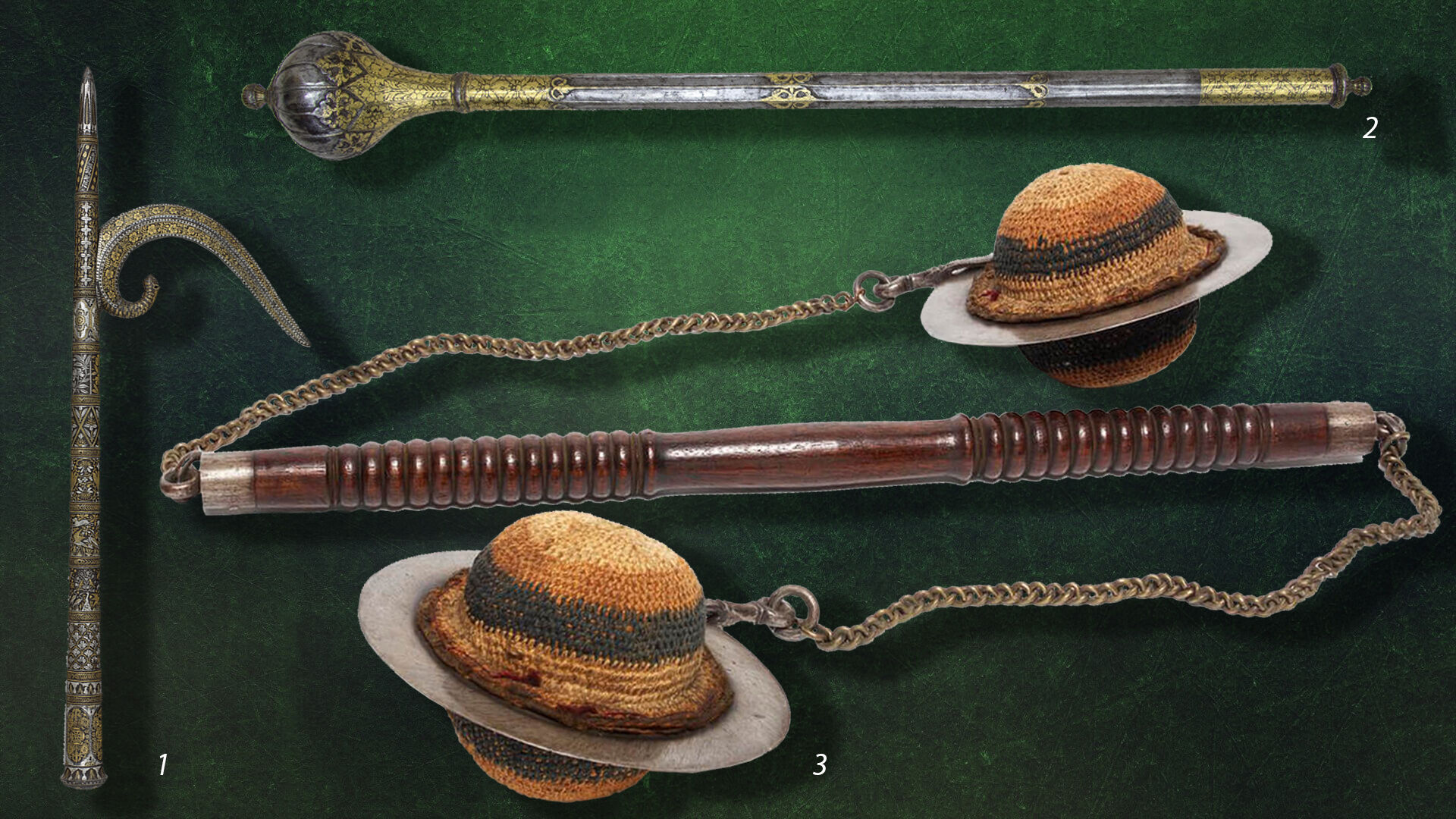 Puzzlopedia | Puzzle Indian and Sri lankan staff weapons