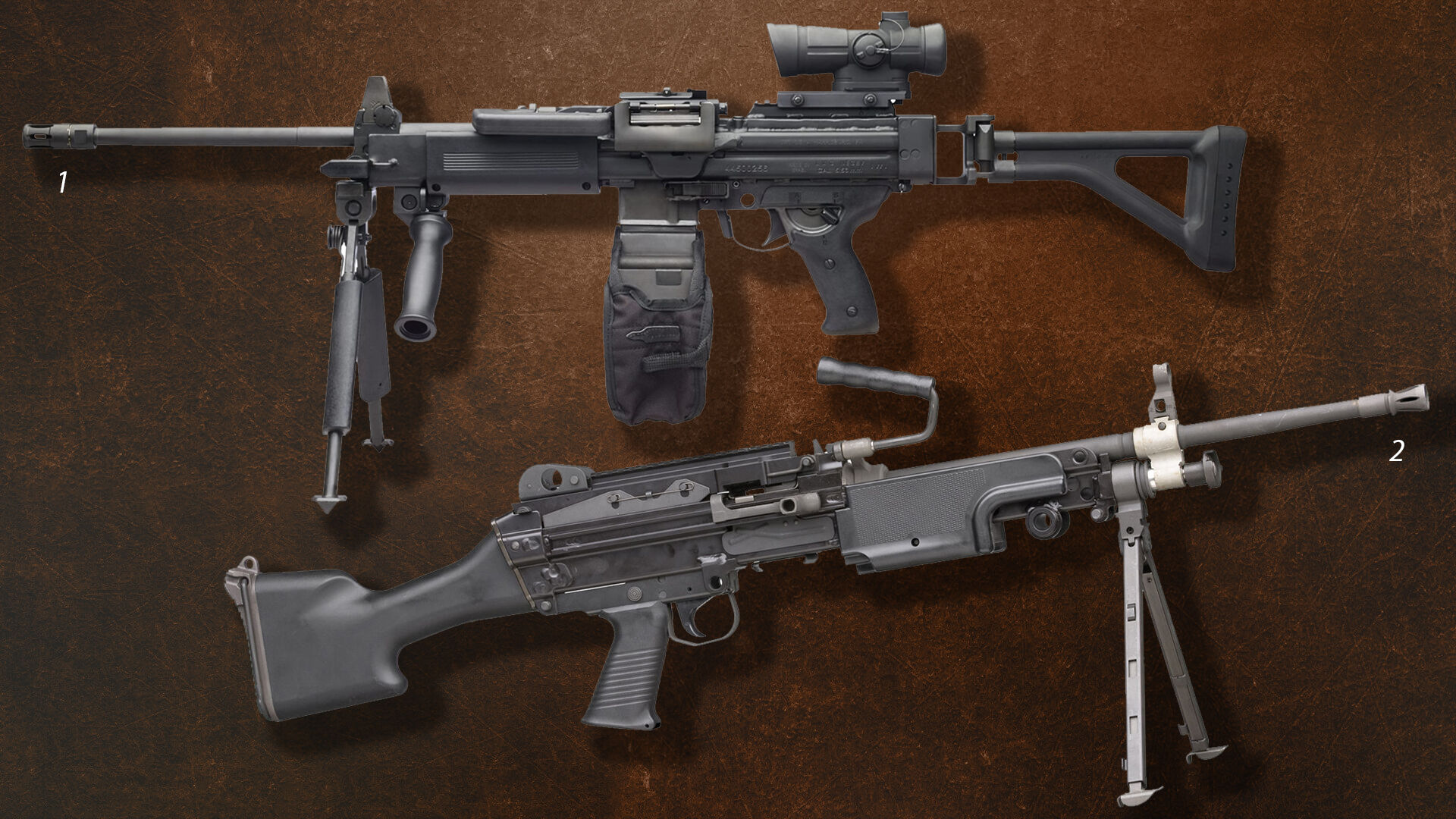 Puzzlopedia | Puzzle Light machine guns since 1914