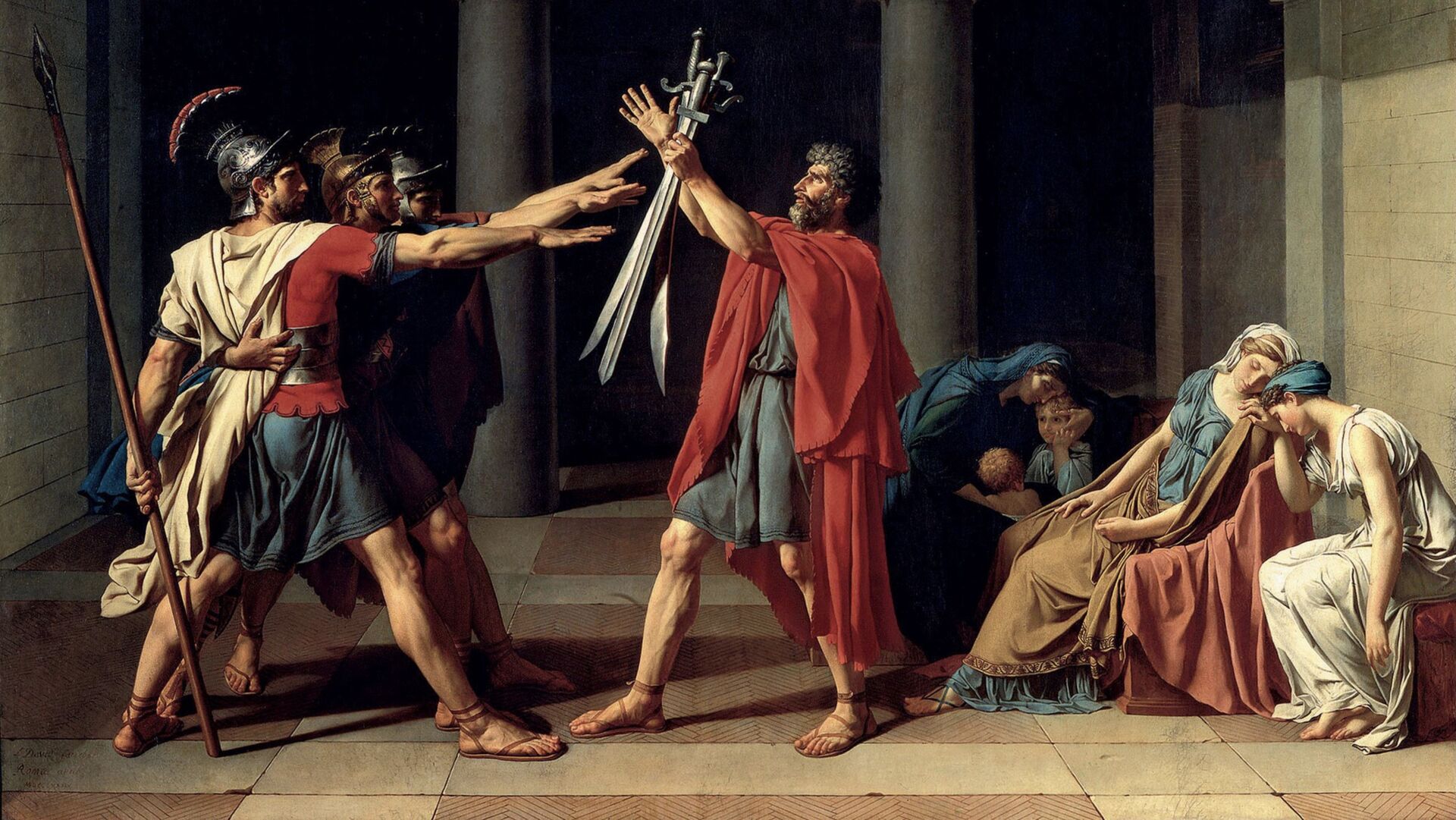 Puzzlopedia | Puzzle Oath of the Horatii, Jacques-Louis David