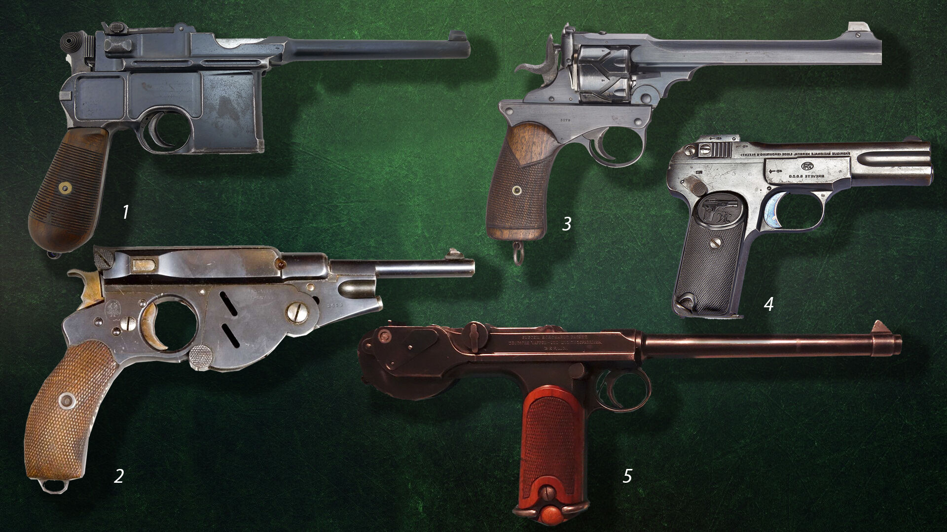 Puzzlopedia | Puzzle Self-loading pistols