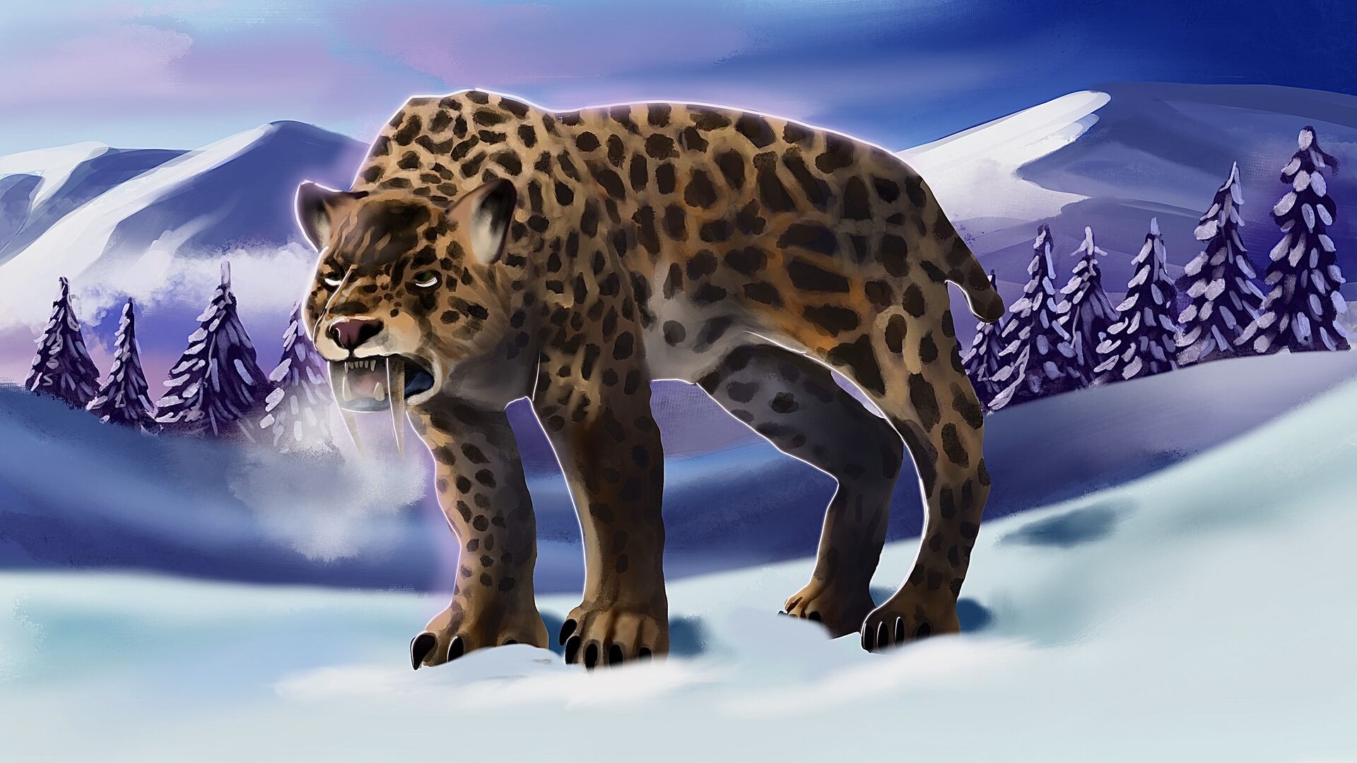 Puzzlopedia | Puzzle Smilodon (Cenozoic Era)