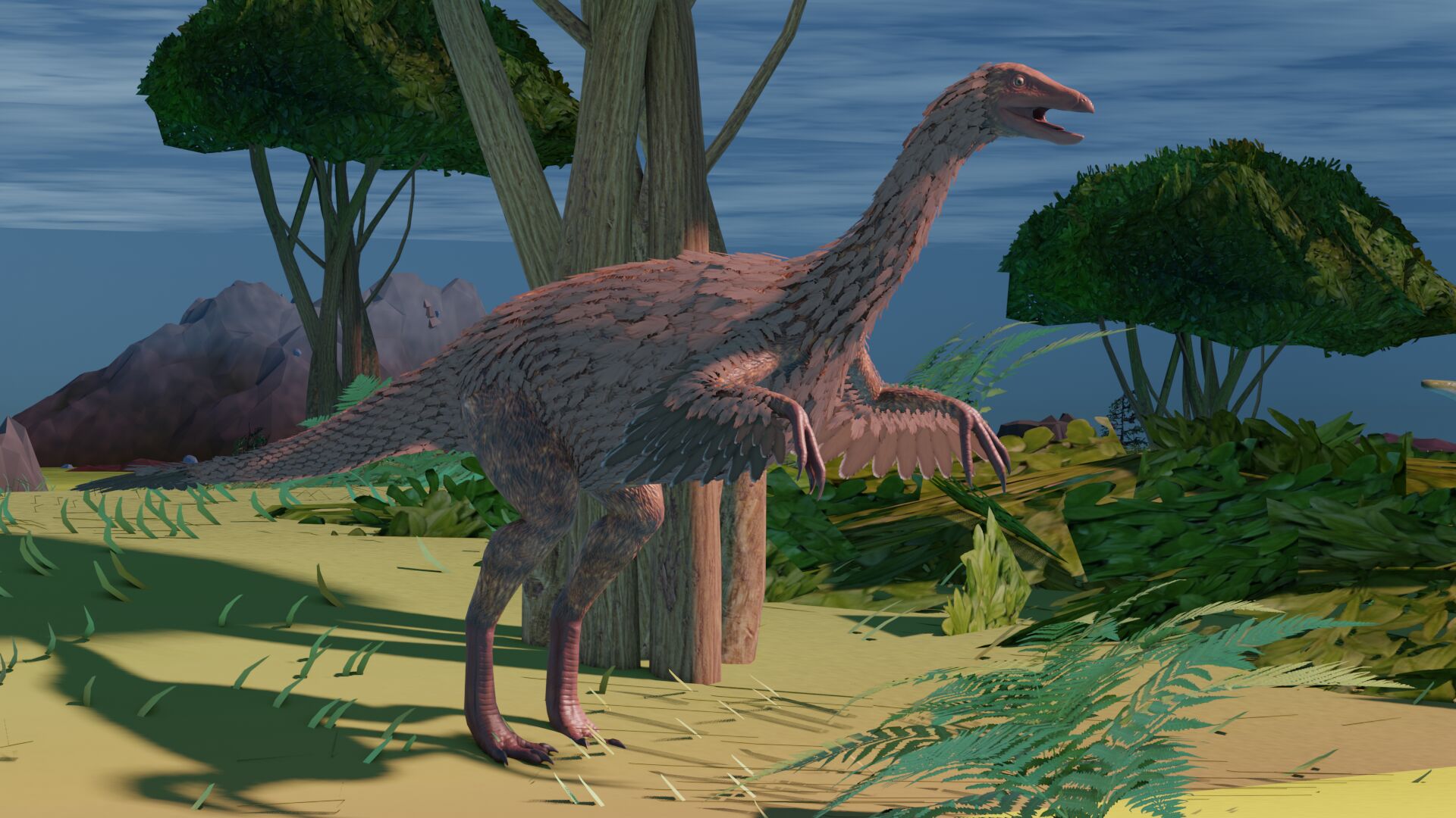 Puzzlopedia | Puzzle Struthiomimus (Cretaceous)