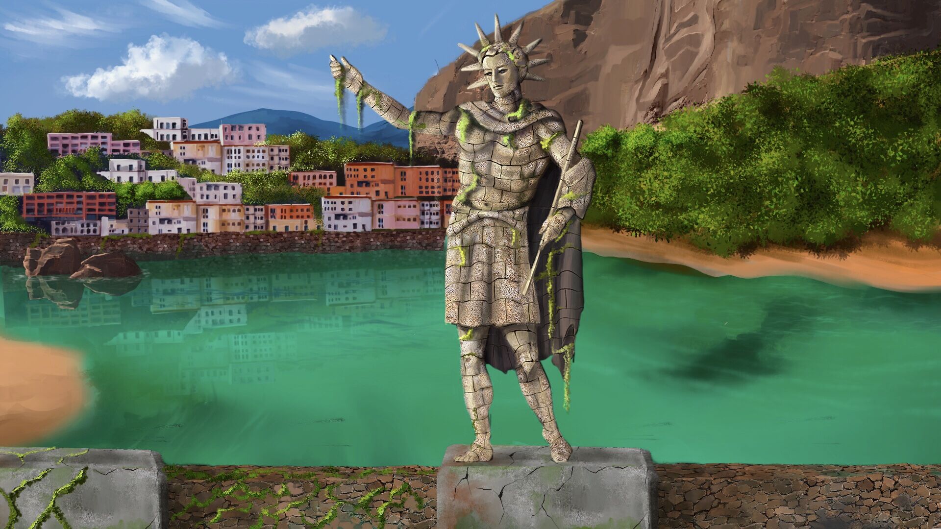 Puzzlopedia | Puzzle The Colossus of Rhodes (Greece)
