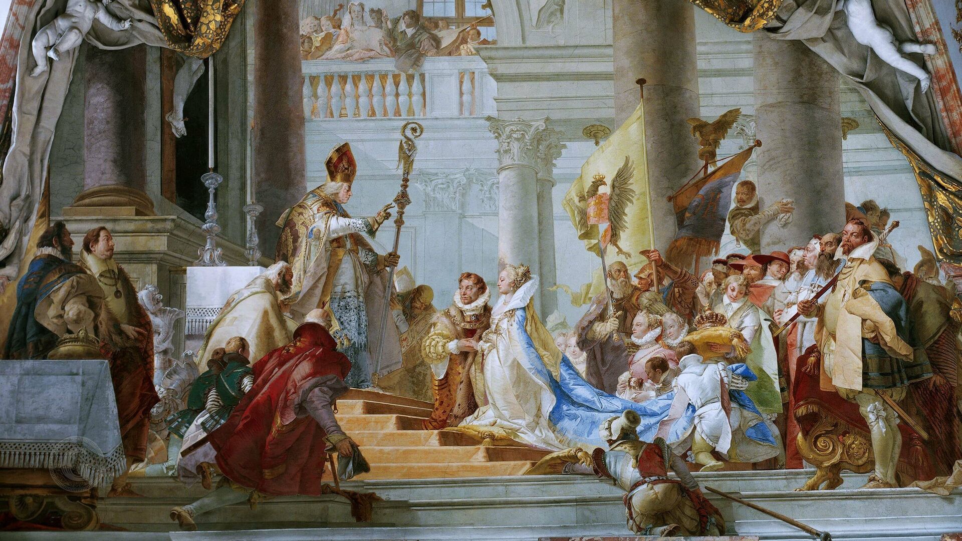 Puzzlopedia | Puzzle The Marriage of the Emperor Frederick Barbarossa to Beatrice of Burgundy, Tiepolo