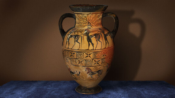 Puzzlopedia | Puzzle An Etruscan terracotta neck-amphora