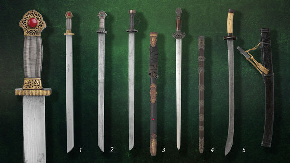 Puzzlopedia | Puzzle Chinese and Tibetan swords