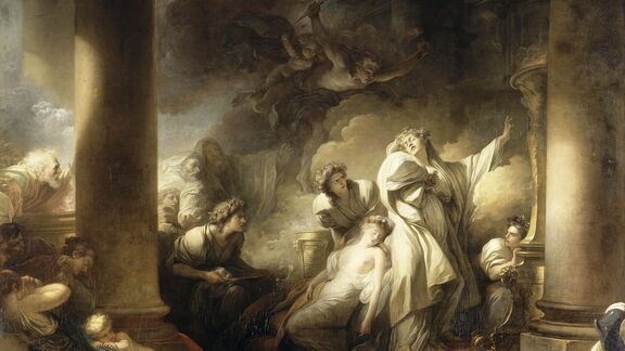 Puzzlopedia | Collection Coresus Sacrificing Himself to Save Callirhoe, Jean-Honoré Fragonard