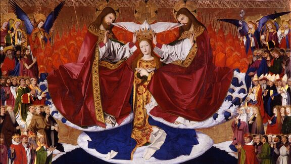 Puzzlopedia | Puzzle Coronation of the Virgin, Enguerrand Quarton