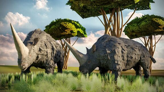 Puzzlopedia | Puzzle Elasmotherium (Cenozoic)