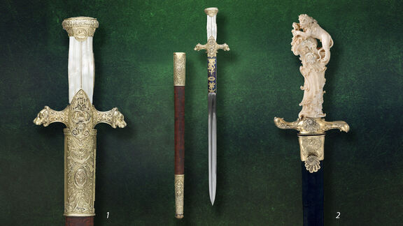 Puzzlopedia | Puzzle European hunting swords
