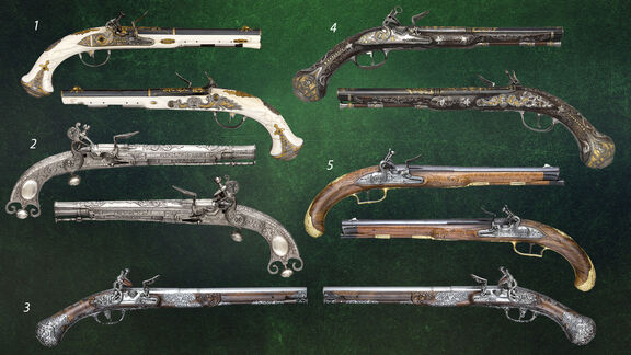 Puzzlopedia | Puzzle European pistols