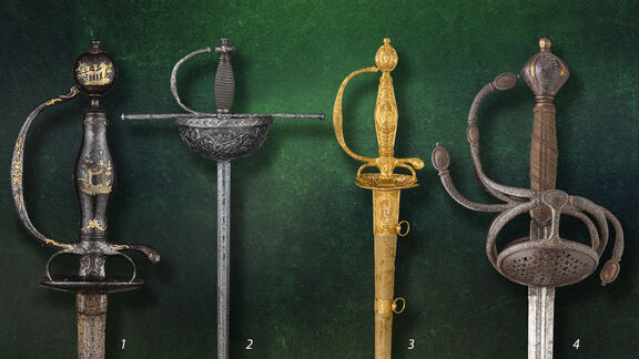 Puzzlopedia | Puzzle European rapiers and smallswords