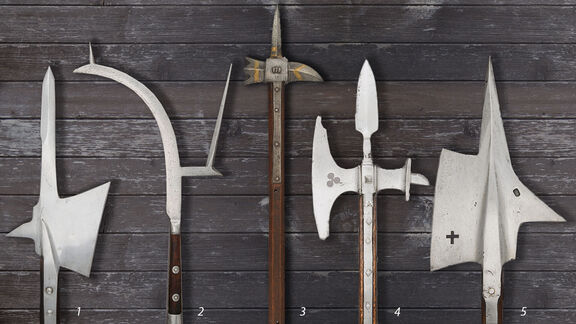 Puzzlopedia | Puzzle European staff weapons (1000-1500)