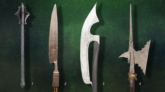 Puzzlopedia | Collection European staff weapons