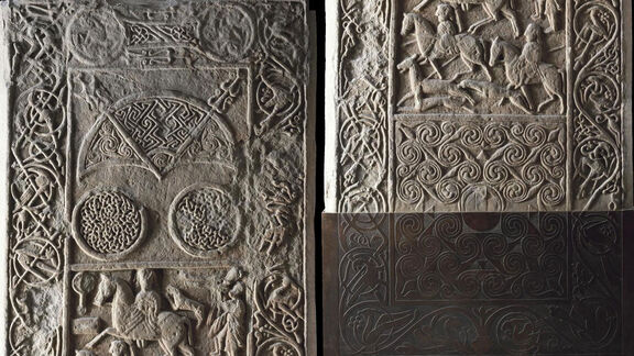 Puzzlopedia | Puzzle Hilton of Cadboll Stone (top and bottom of the stone)