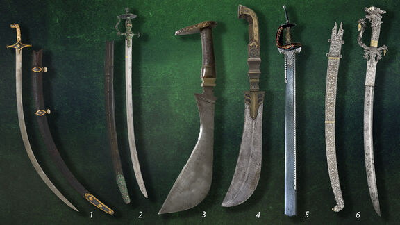 Puzzlopedia | Puzzle Indian and Sri lankan swords