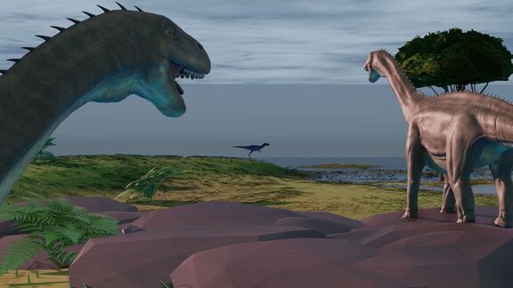 Puzzlopedia | Puzzle Isanosaurus (Triassic)