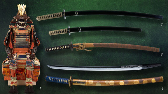 Puzzlopedia | Collection Japanese samurai swords