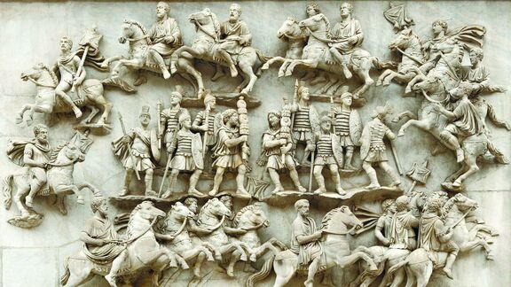 Puzzlopedia | Puzzle Left side of the pedestal of the Antoninus Pius Column