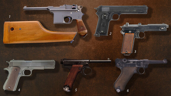 Puzzlopedia | Puzzle Self-loading pistols 1900-1920