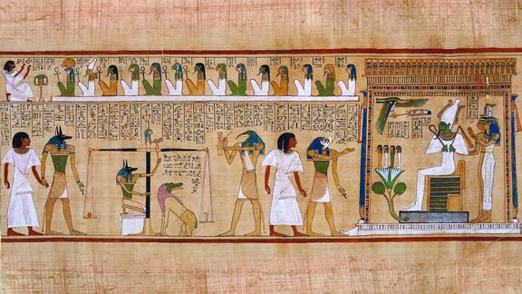 Puzzlopedia | Puzzle The Judgement of the dead in the Presence of Osiris