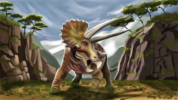 Puzzlopedia | Puzzle Triceratops (Cretaceous)